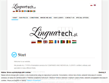 Tablet Screenshot of linguatech.pl